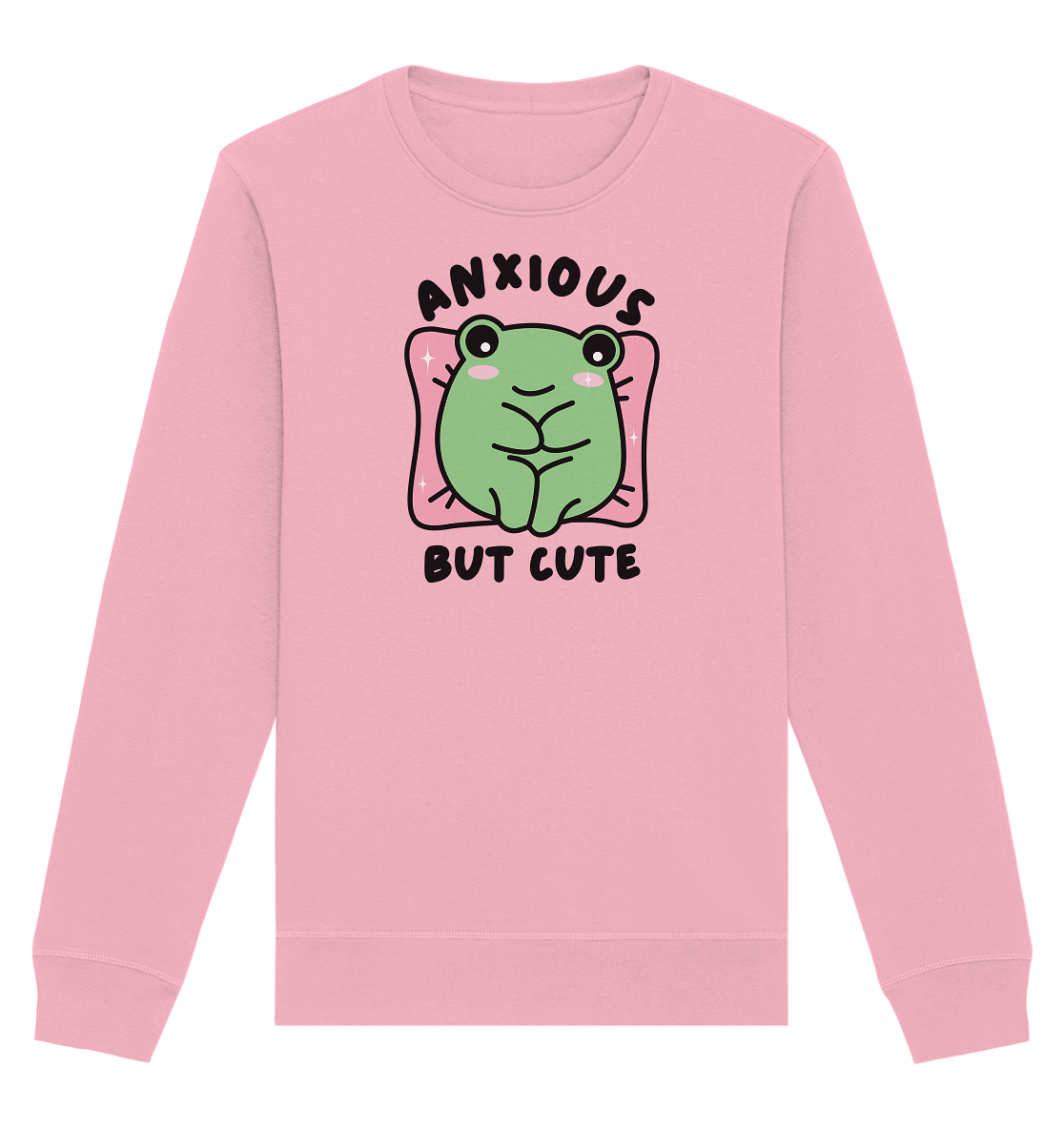 Anxious But Cute – Sweatshirt - Soft Chaos