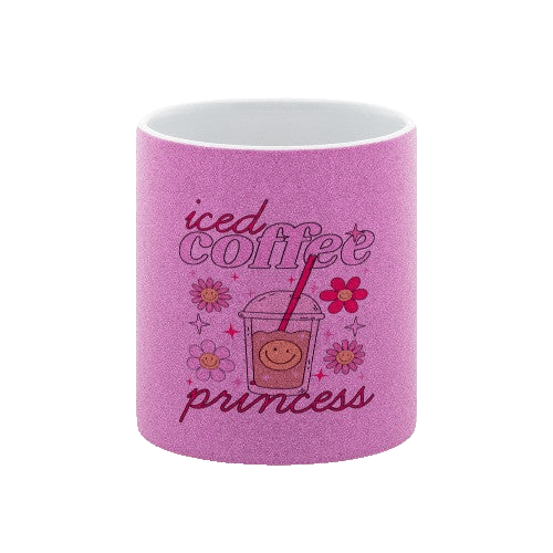 Iced Coffee Princess – Glitzer - Tasse - Soft Chaos