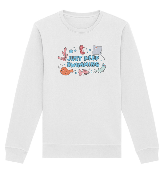 Just Keep Swimming – Sweatshirt - Soft Chaos