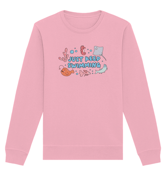 Just Keep Swimming – Sweatshirt - Soft Chaos